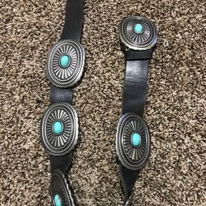 Turquoise concho belt